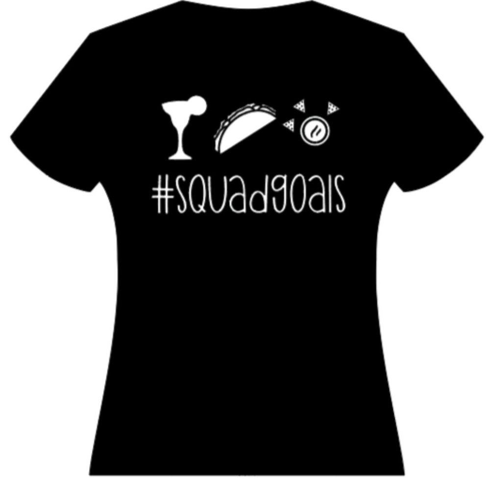 Custom-Made #SquadGoals T-Shirt - Picture 8 of 11